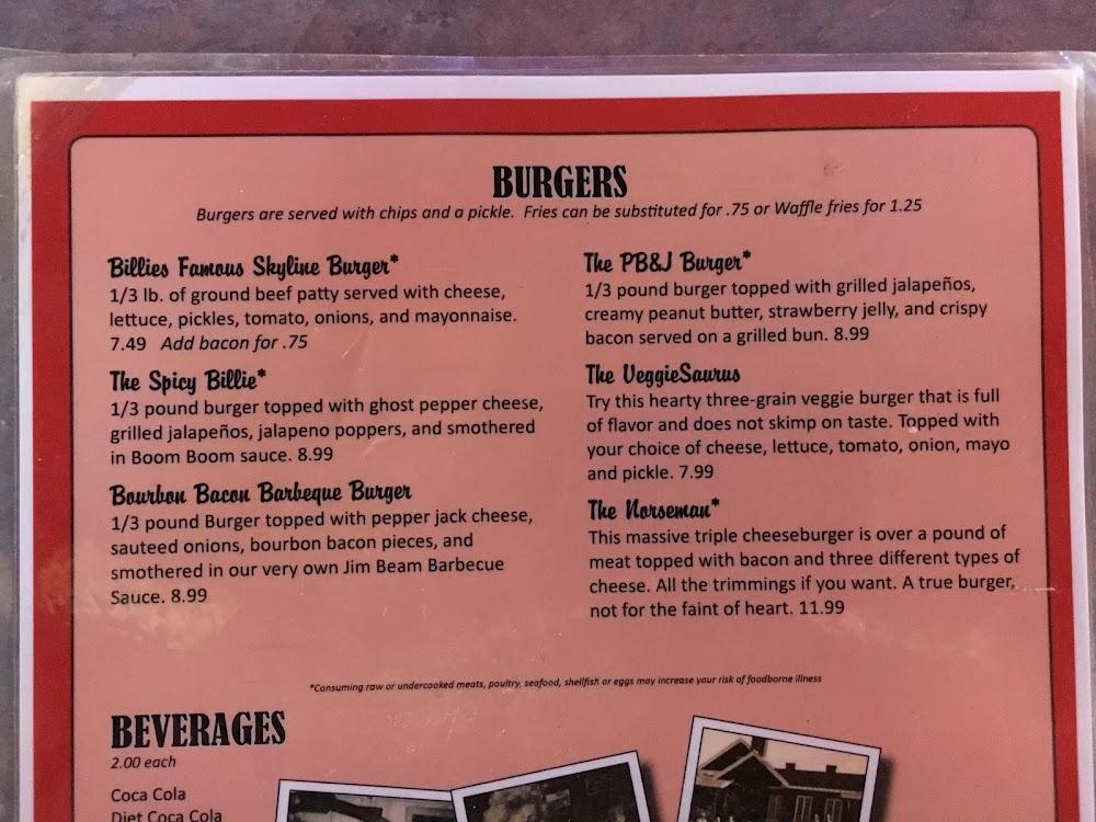 Skyline Tavern Menu image 3